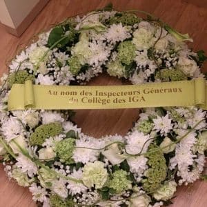 Couronne de fleurs