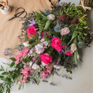 Bouquet gerbe deuil